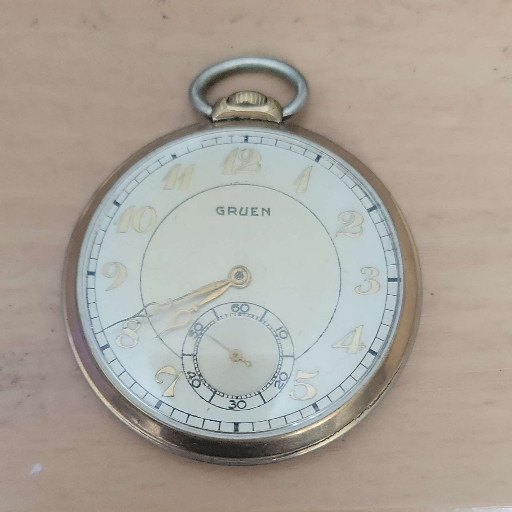 Gold-filled pocket watch by Gruen