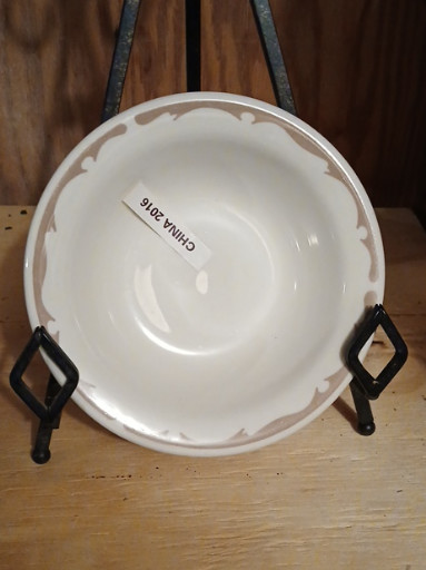 Ceramic dessert bowl marked 'CHINA 2018' by Buffalo China