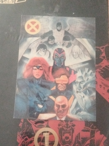 1993 Marvel Pizza Hut promotional trading card featuring the Uncanny X-Men group