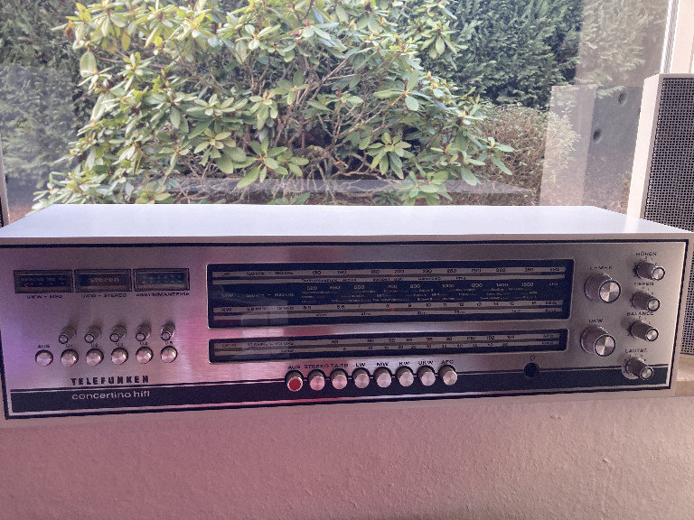 Vintage Stereo-Receiver 'Concertino 201 HiFi' von Telefunken