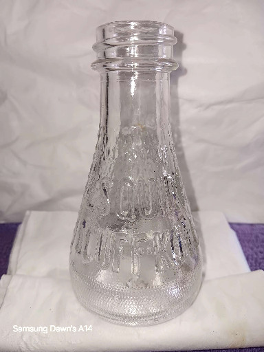 Glass bottle for Esquire Scuff-Kote shoe polish
