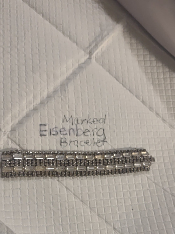 Rhinestone bracelet by Eisenberg