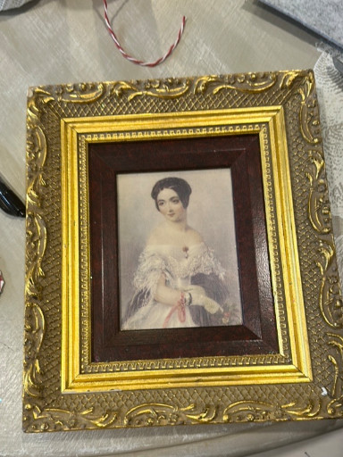 Reproduction print of a 19th-century portrait in ornate gilt frame, made exclusively for Sears by Art Horizons