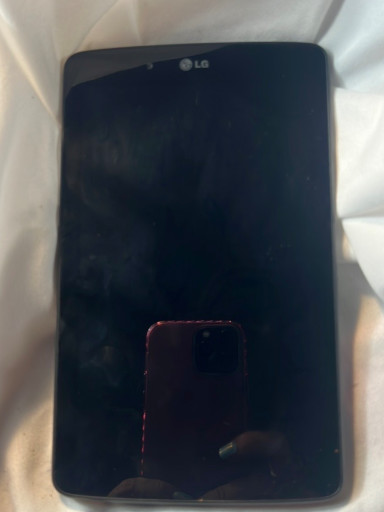 LG G Pad tablet with protective silicone case