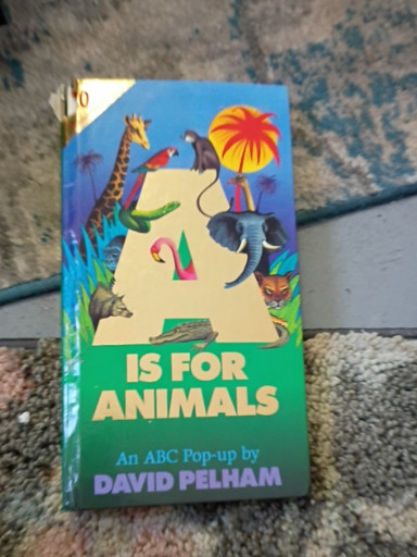 Pop-up book titled 'A Is for Animals' by David Pelham