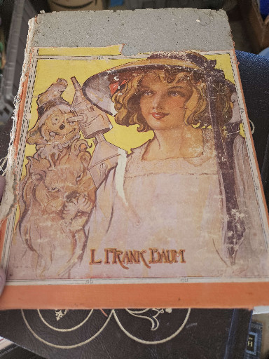 Illustrated book titled 'The Road to Oz' by L. Frank Baum