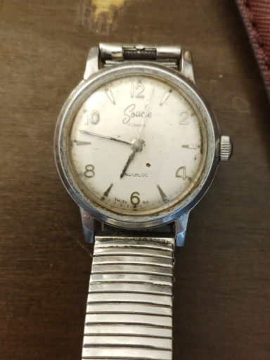 Vintage Swiss-made mechanical wristwatch 'Shelier' with Incabloc movement