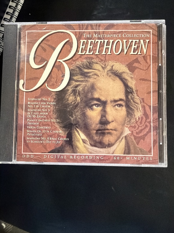 CD titled 'The Masterpiece Collection: Beethoven' by Regency Music