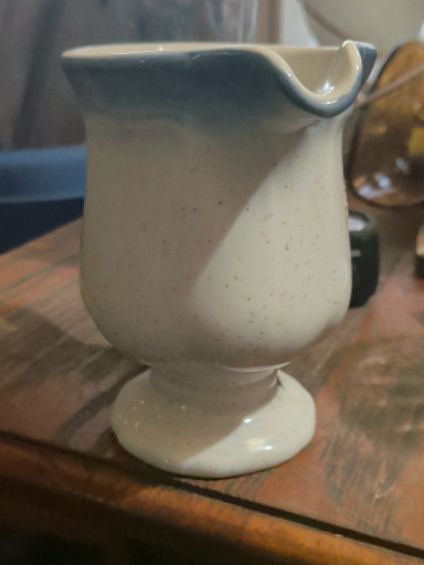 Ceramic creamer pitcher from Mikasa 'Country Club' pattern CA500