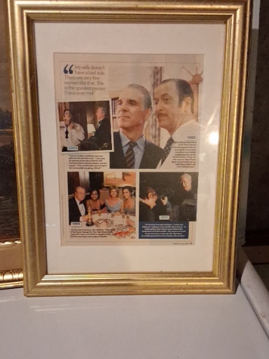 Framed magazine page featuring Monaco's Royal Family after Grace Kelly's death and M*A*S*H television series ending, from LIFE Magazine March 1983