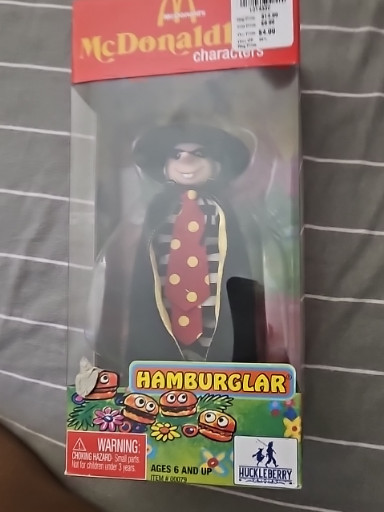 McDonald's McDonaldland Hamburglar 6-inch poseable figure by Huckleberry Toys