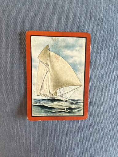 Vintage nautical print titled 'The Mele Bilo' by Archibald Bertram Webb