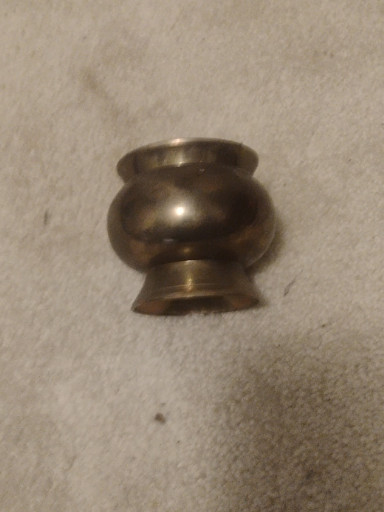 Brass miniature vase or urn
