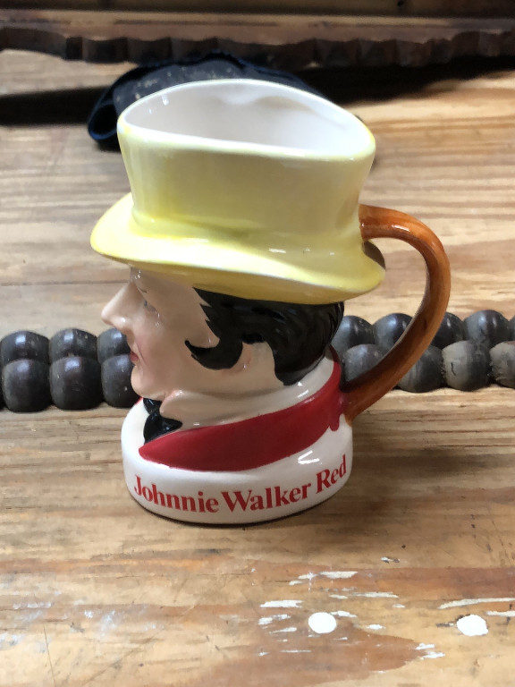 Ceramic character jug titled 'Johnnie Walker Red' by Somerset Importers
