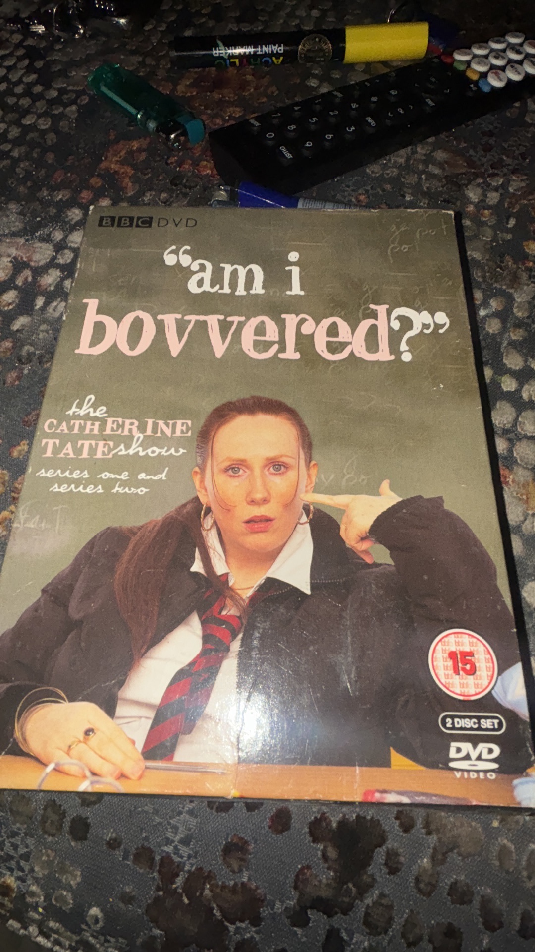DVD titled 'Am I Bovvered?' from The Catherine Tate Show Series One and Two by BBC