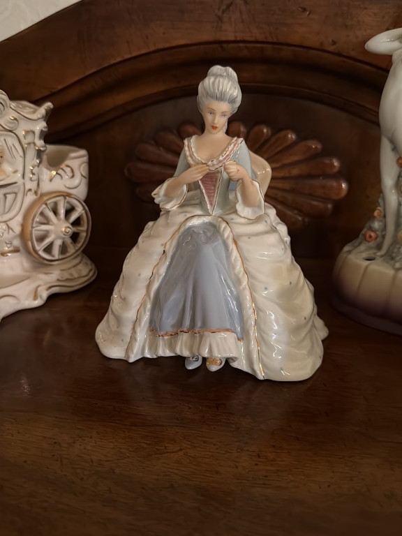 Porcelain figurine titled 'Governor's Garden Party' by Lenox