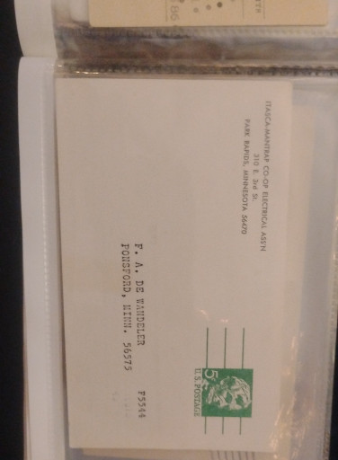 1968 United States Postal Card featuring Abraham Lincoln, 5-cent denomination