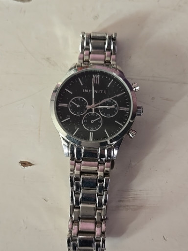 Stainless steel chronograph watch by Infinite