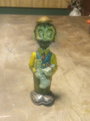 Tin lithographed wind-up toy 'B.O. Plenty Walker' by Louis Marx & Co.