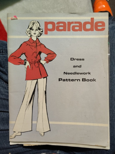 Vintage 'Parade' Dress and Needlework Pattern Book from the 1970s