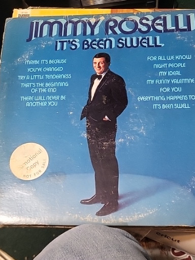 Vinyl LP record titled 'It's Been Swell' by Jimmy Roselli