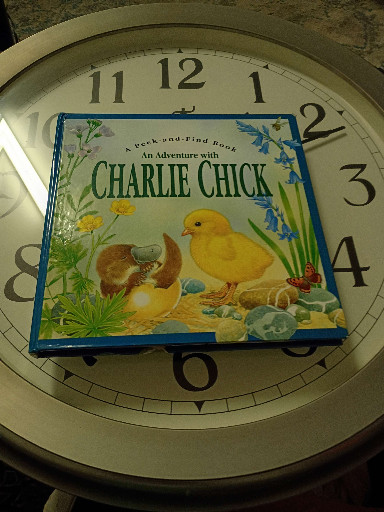 Children's pop-up book titled 'An Adventure with Charlie Chick' by Maurice Pledger