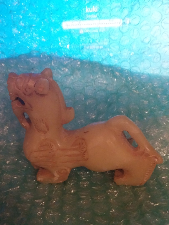 Terracotta figurine of a Bixie (Chinese mythical creature)