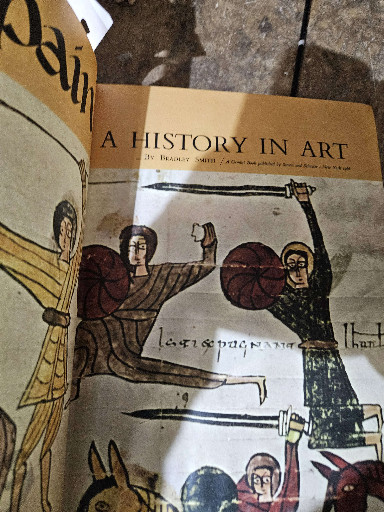 Hardcover book titled 'Spain: A History in Art' by Bradley Smith