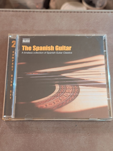2-CD set titled 'The Spanish Guitar: A Timeless Collection of Spanish Guitar Classics' by Naxos