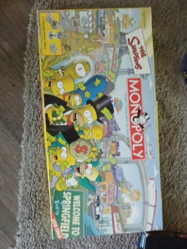 Board game 'Monopoly: The Simpsons Edition' by Hasbro