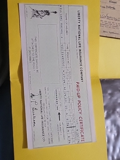 1966 Virginia Commission of Fisheries Oyster Grounds Rent Receipt from Eastern Shore, Virginia