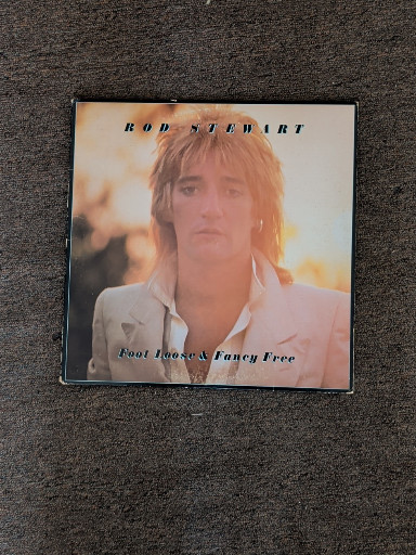 Vinyl LP record titled 'Foot Loose & Fancy Free' by Rod Stewart