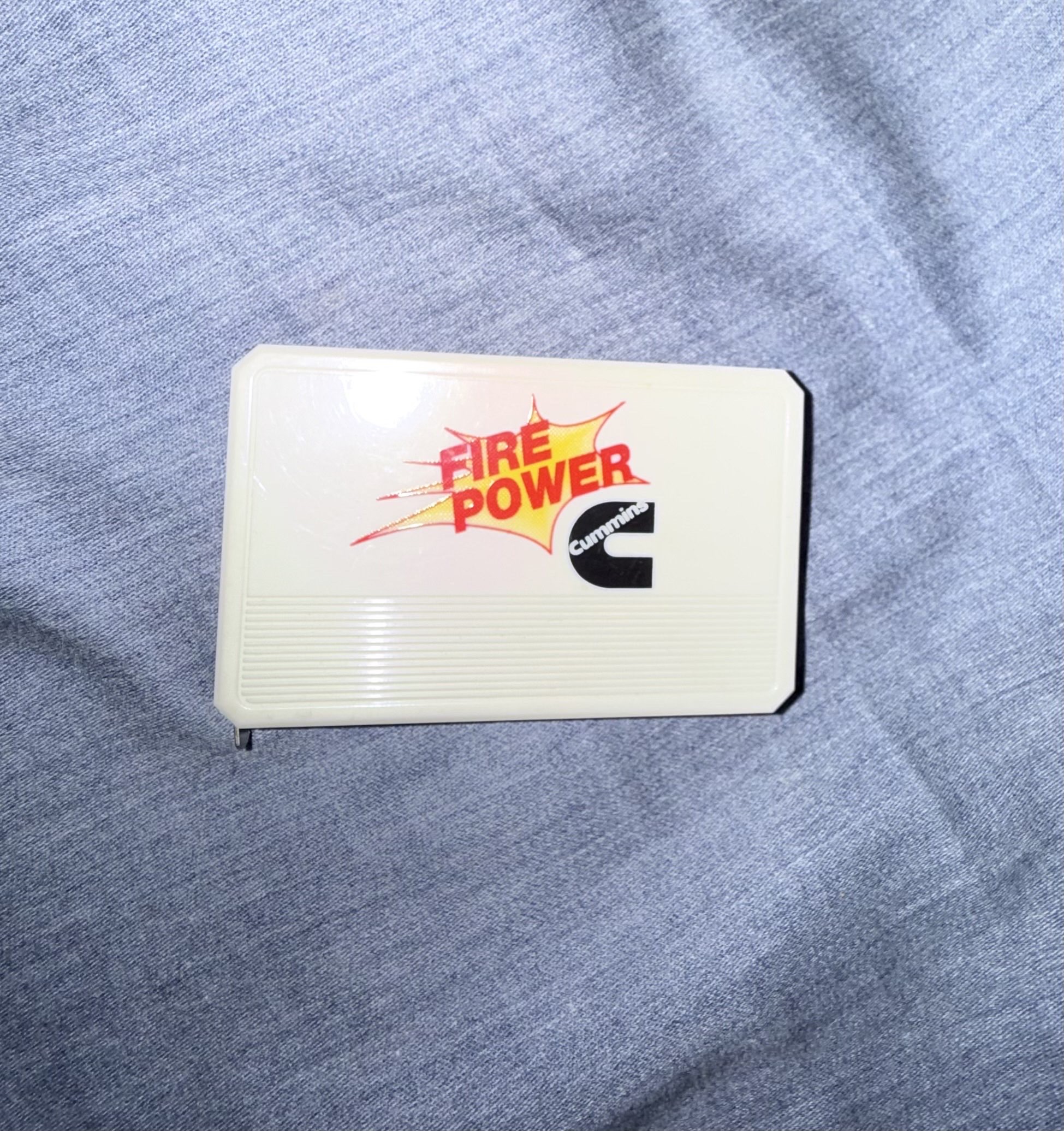 Cummins 'Fire Power' promotional tape measure