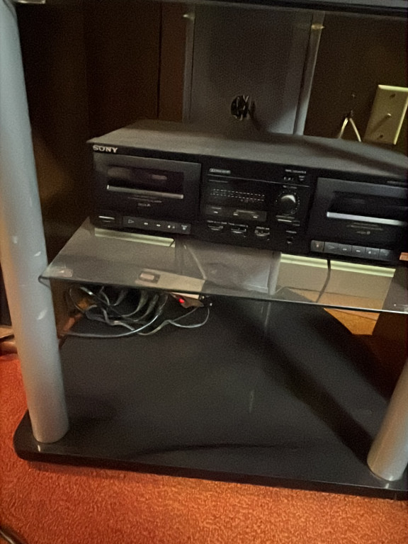 Sony dual cassette deck player/recorder