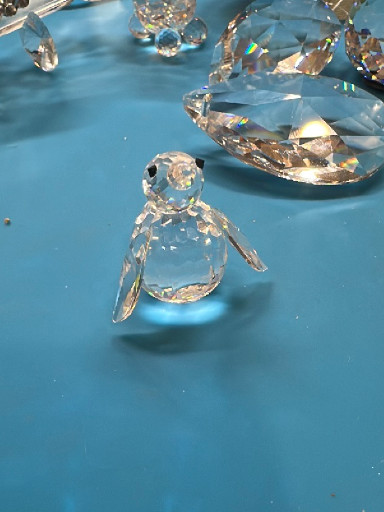 Swarovski crystal penguin figurine