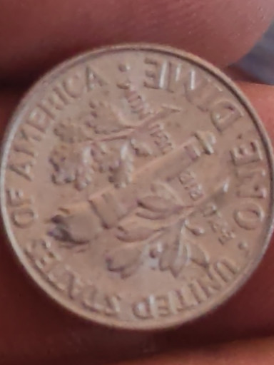 Moneda de diez centavos (dime) de Estados Unidos