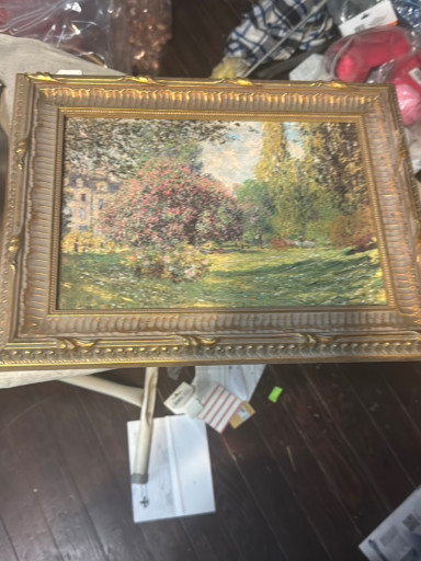 Reproduction of oil painting 'The Parc Monceau' by Claude Monet