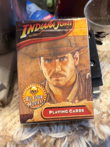 Indiana Jones 'All Four Movies' playing cards deck by Cartamundi