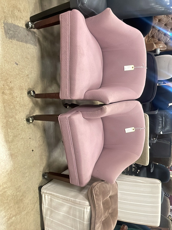 Velvet upholstered dining chairs titled 'Orion' by TOV Furniture