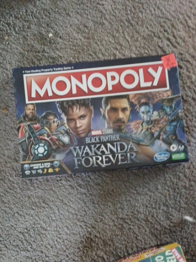 Monopoly: Marvel Studios' Black Panther: Wakanda Forever Edition Board Game by Hasbro