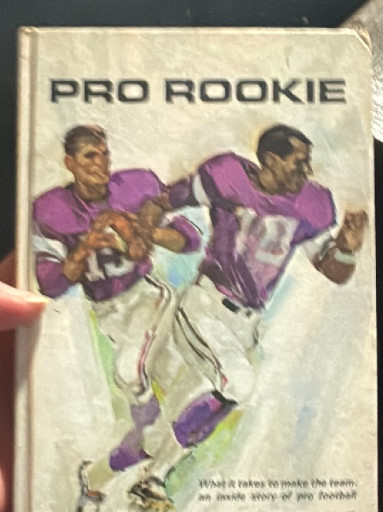 Hardcover book titled 'Pro Rookie' by Clyde Grosscup
