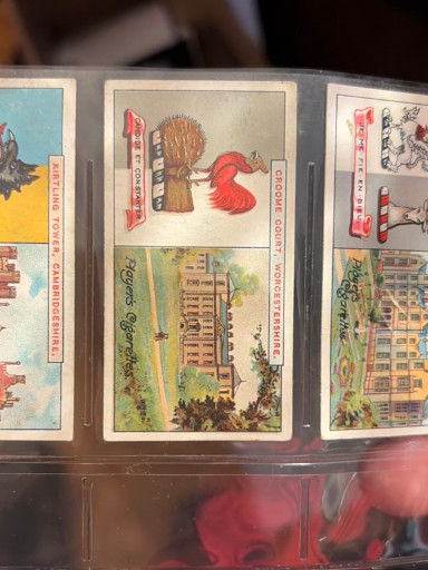 Player's Cigarettes 'County Seats & Arms' trading cards, circa 1906