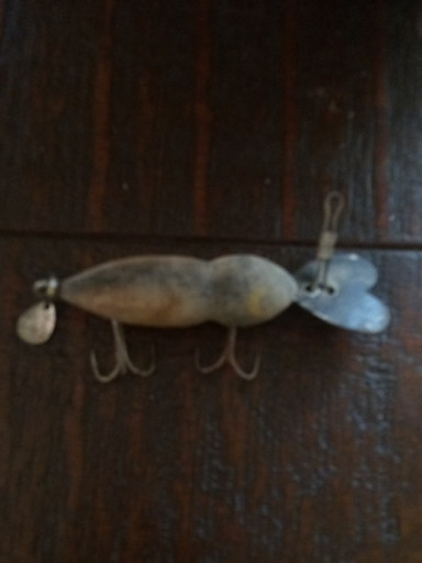 Vintage fishing lure 'Hellbender' by Whopper Stopper