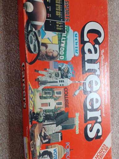 Vintage board game titled 'Careers' by Parker Brothers, 1979 edition
