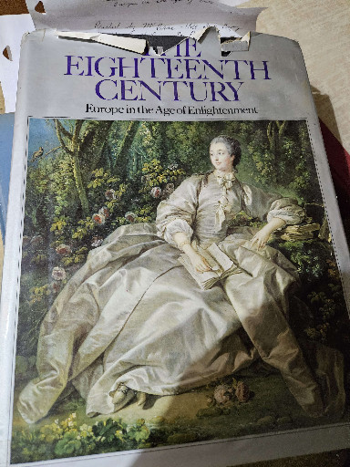 Hardcover book titled 'The Eighteenth Century: Europe in the Age of Enlightenment' edited by Alfred Cobban