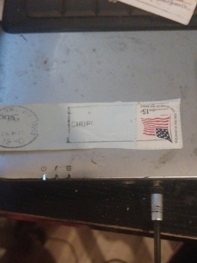 United States postal cover with 'Stars and Stripes' flag stamp