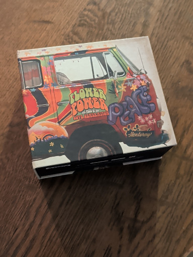 CD box set titled 'Flower Power: The Music of the Love Generation' by Time Life