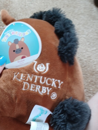 Authentic collectible plush toy 'Rosie the Horse' Kentucky Derby edition by Squishmallows with original tags