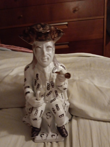 Porcelain figurine titled 'The Lion Slayer' by George Bergfeldt Corp Limited Edition