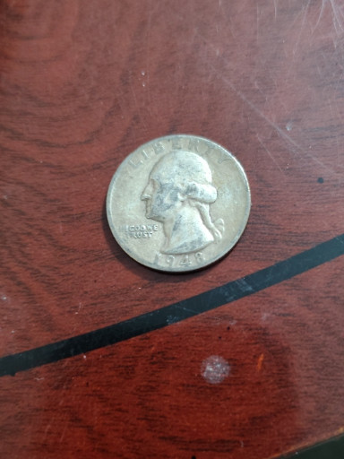 1946-D Washington Silver Quarter